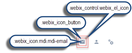Webix Icon basic use