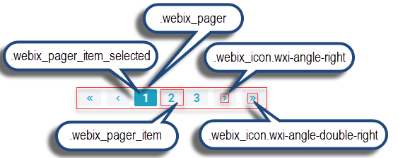 Webix Pager basic use